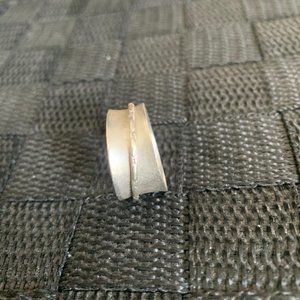 Sterling Sliver spinner ring, size 10 stamped 925
